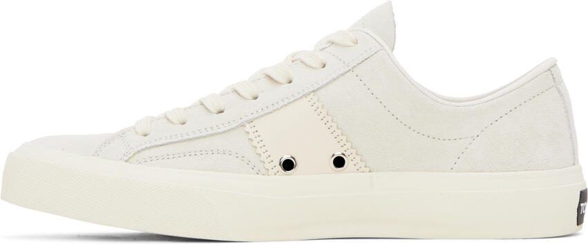 TOM FORD Off-White Cambridge Sneakers - Picture 3