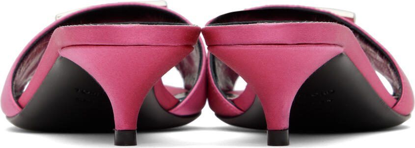 TOM FORD Pink Kitten Heeled Mules