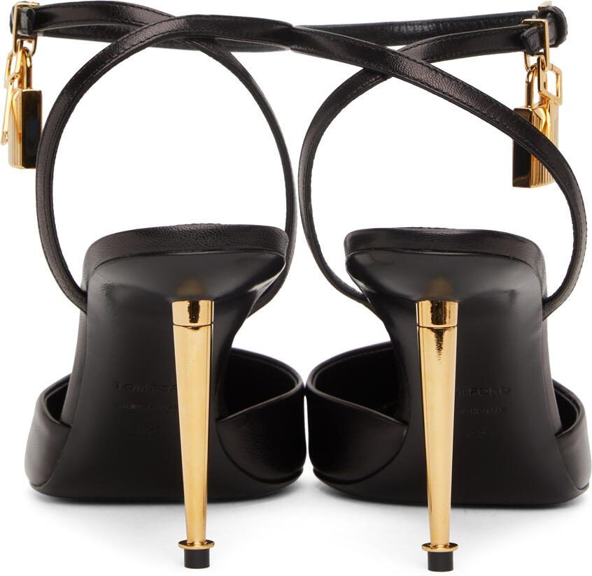TOM FORD Shiny Kid Slingback Heels - Picture 2