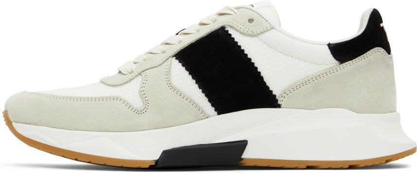 TOM FORD White  Gray Jagga Sneakers - Picture 3