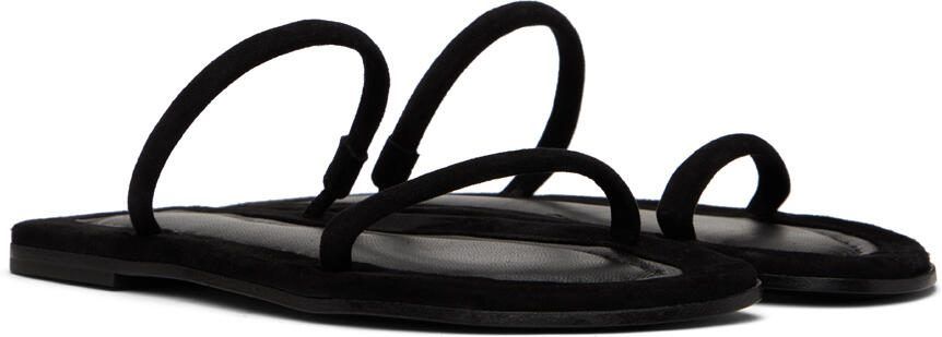 TOTEME Black 'The City Slide' Sandals - Picture 2