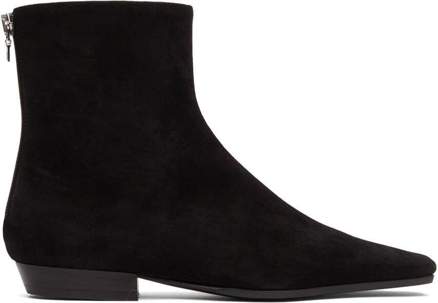 TOTEME Black Western Boots - Picture 5