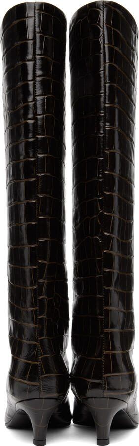 Totême Brown 'The Wide Shaft' Boots - Picture 5