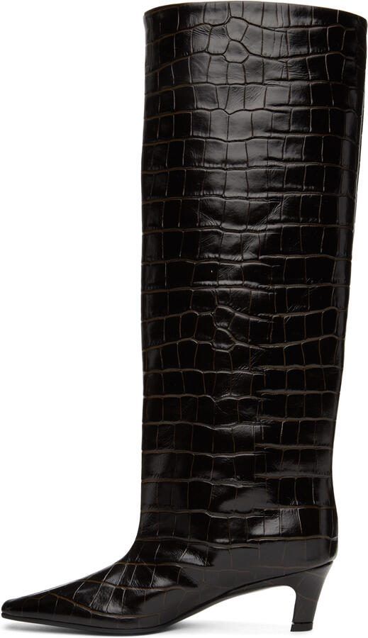 Totême Brown 'The Wide Shaft' Boots