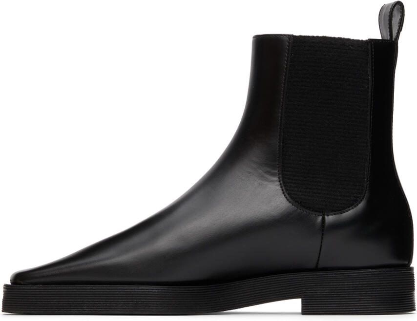 TOTEME Leather Ankle Boots - Picture 3