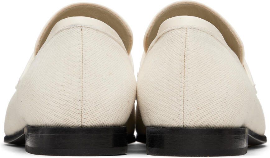 TOTEME Off-White 'The Canvas' Penny Loafers
