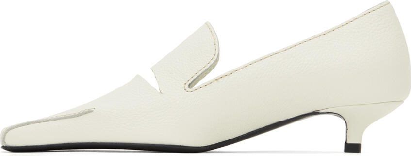 TOTEME Off-White 'The Cutout' Heels - Picture 4