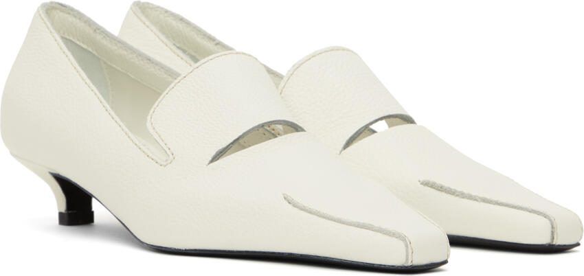TOTEME Off-White 'The Cutout' Heels - Picture 2
