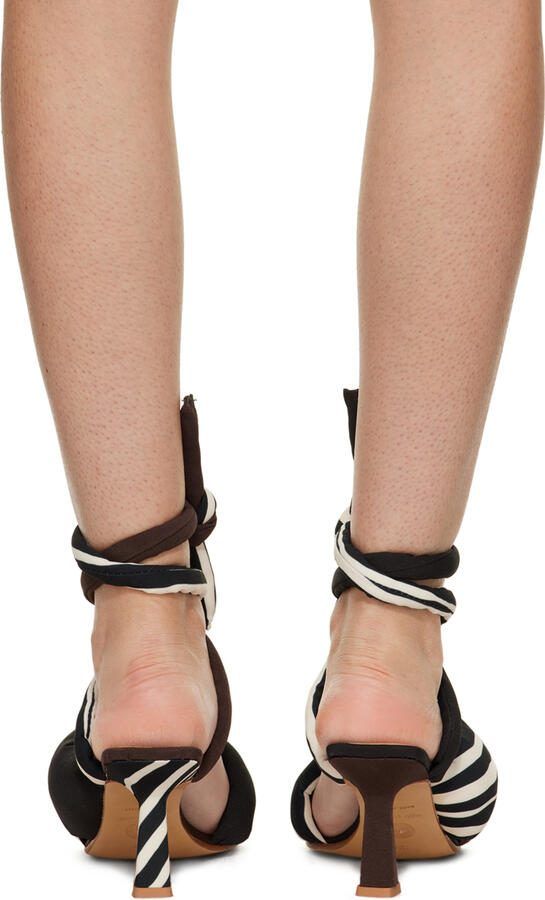 Ugo Paulon Black  Brown Yuri 2 Heeled Sandals - Picture 2