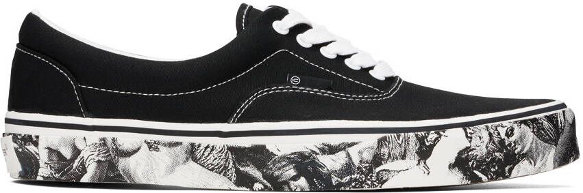 UNDERCOVER Black Printed Sneakers - Picture 5