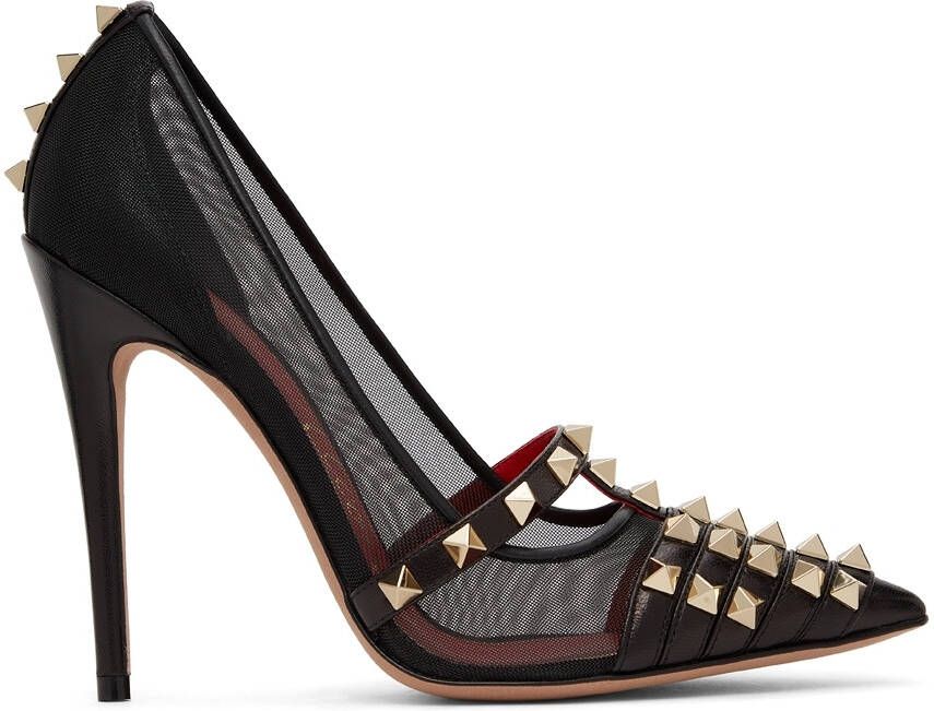 Valentino Garavani Black Alcove 100 Heels - Picture 4