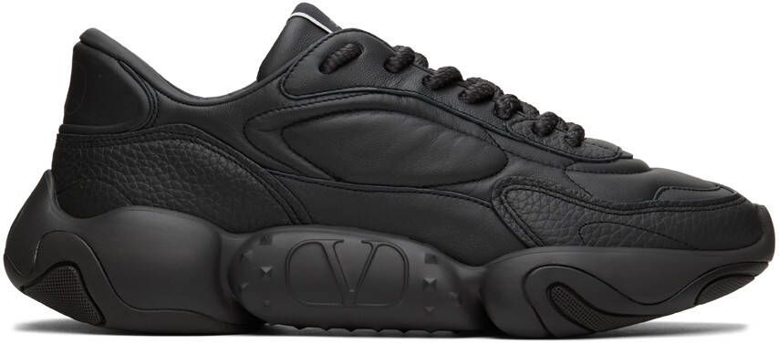 Valentino Garavani Black Bubbleback Low Sneakers - Picture 5