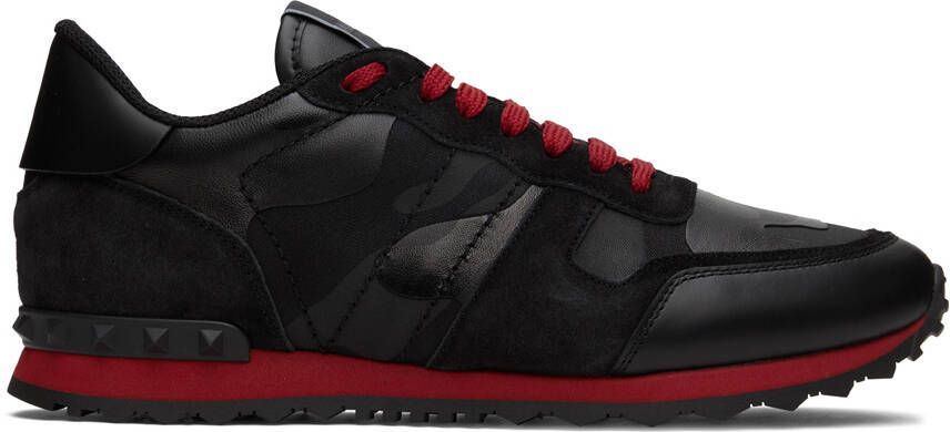 Valentino Garavani Black Rockrunner Sneakers - Picture 5
