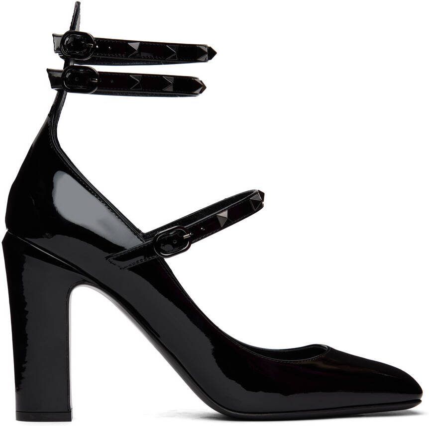 Valentino Garavani Black Tan-Go Pumps - Picture 5