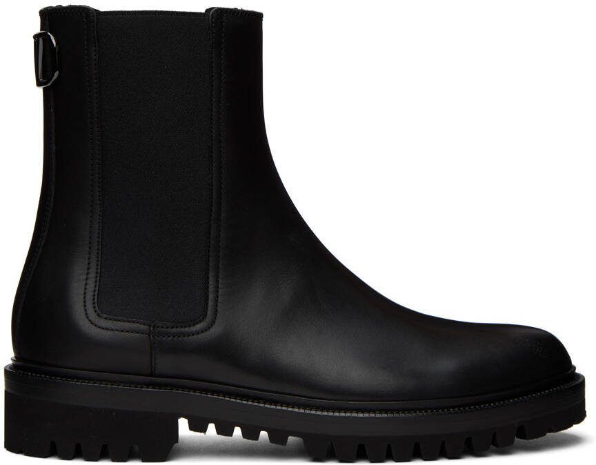 Valentino Garavani Black VLogo Chelsea Boots