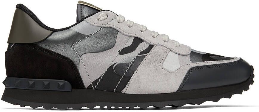 Valentino Garavani Camo Rockrunner Low Sneakers - Picture 4