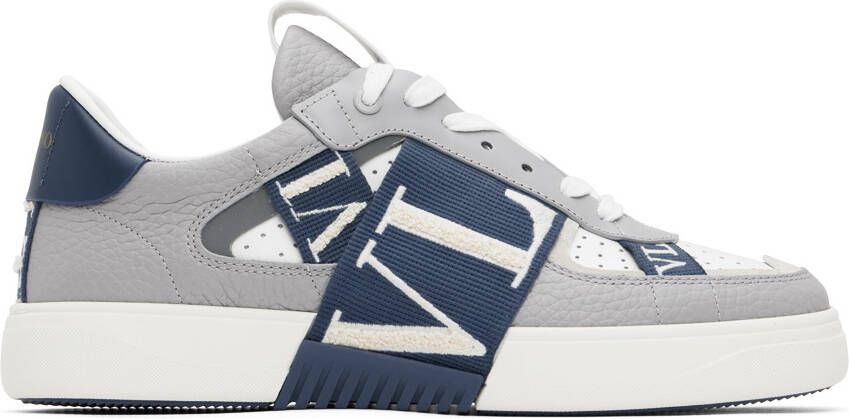 Valentino Garavani Gray  Blue 'VL7N' Sneakers