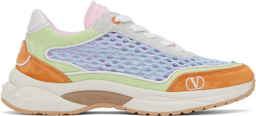 Valentino Garavani Multicolor Paneled Sneakers - Picture 5