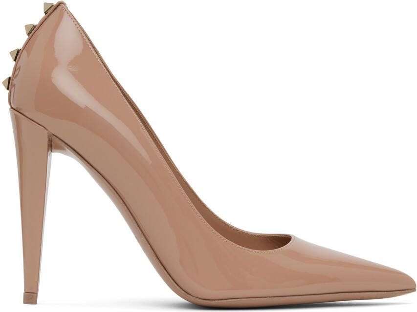 Valentino Garavani Pink Rockstud Heels - Picture 4