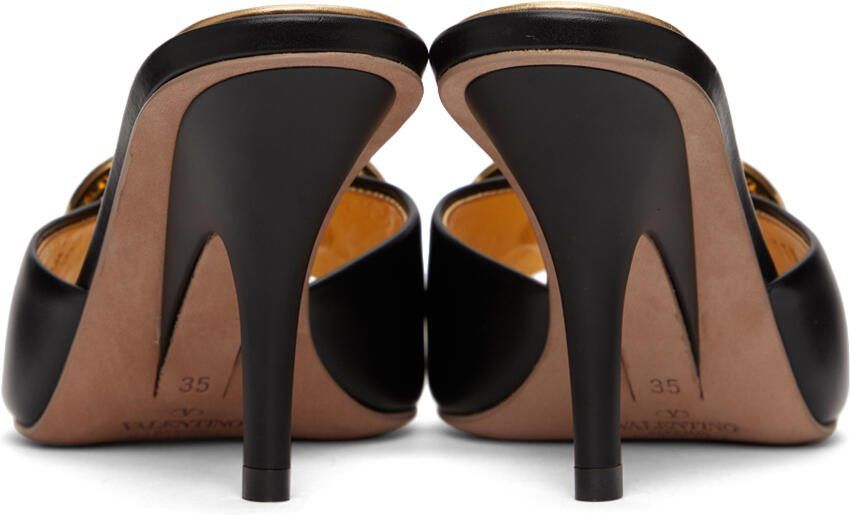 Valentino Garavani Black 85mm Alcove Heels - Picture 2