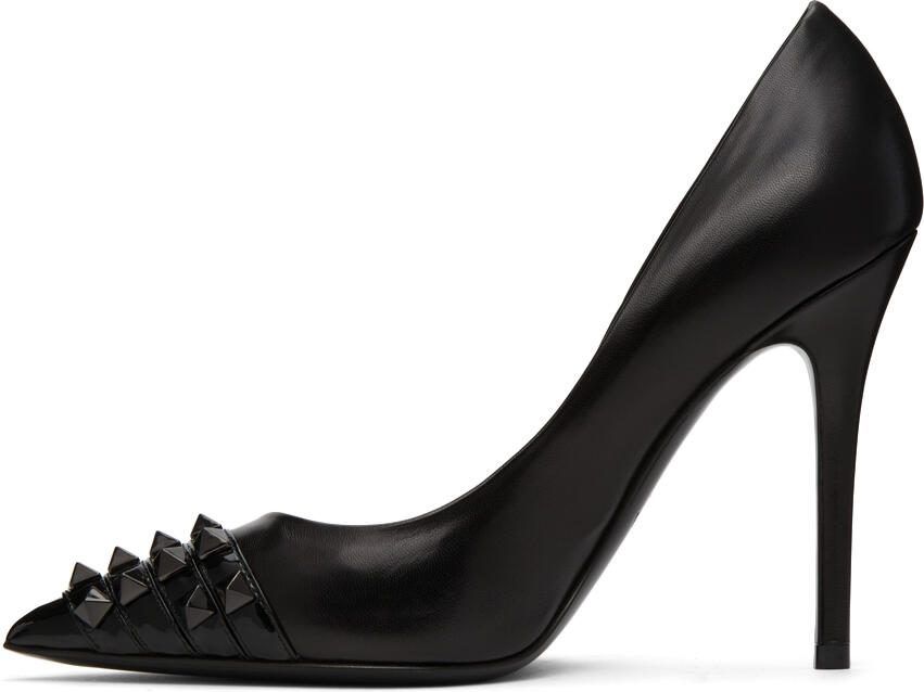 Valentino Garavani Black Alcove Stud Toe Heels - Picture 3