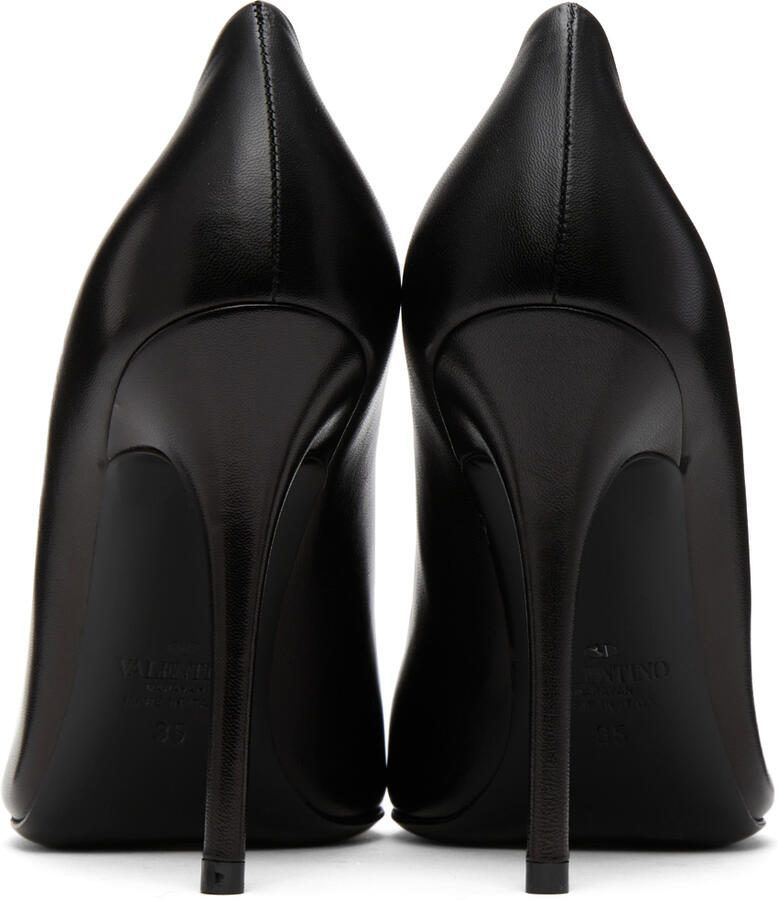 Valentino Garavani Black Alcove Stud Toe Heels - Picture 2