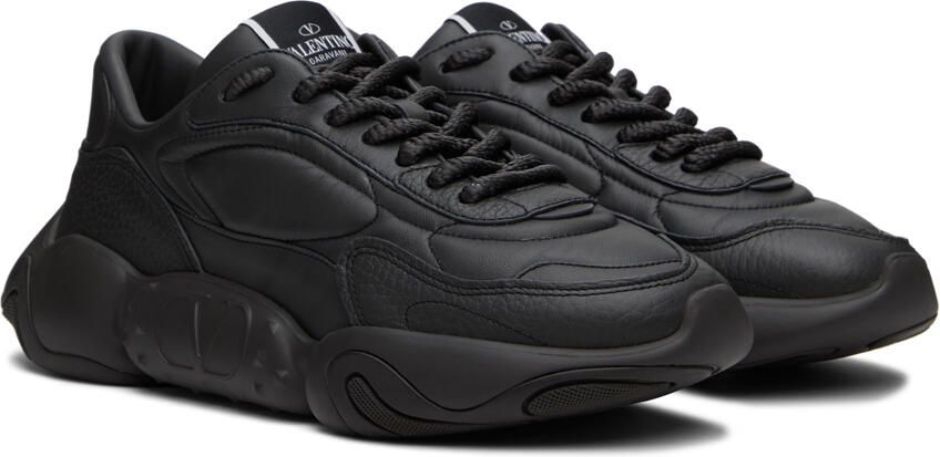 Valentino Garavani Black Bubbleback Low Sneakers - Picture 2