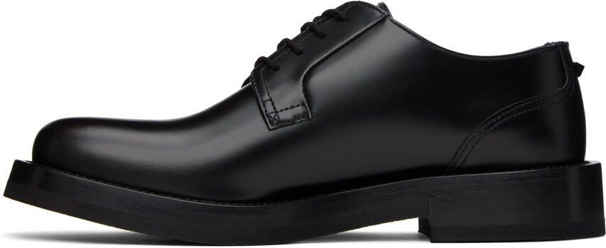Valentino Garavani Black Essential Rockstud Derby - Picture 3