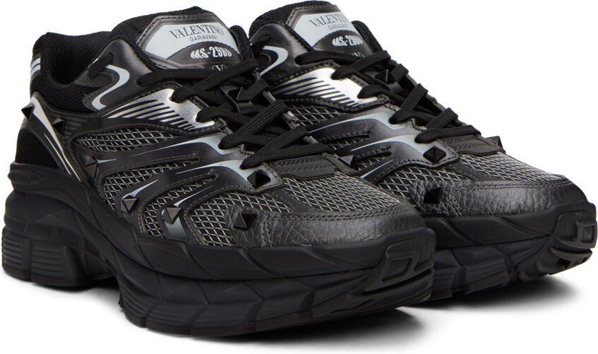 Valentino Garavani Black MS-2960 Sneakers - Picture 2