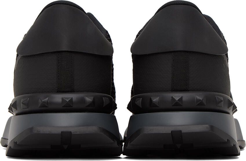 Valentino Garavani Black  White Netrunner Sneakers