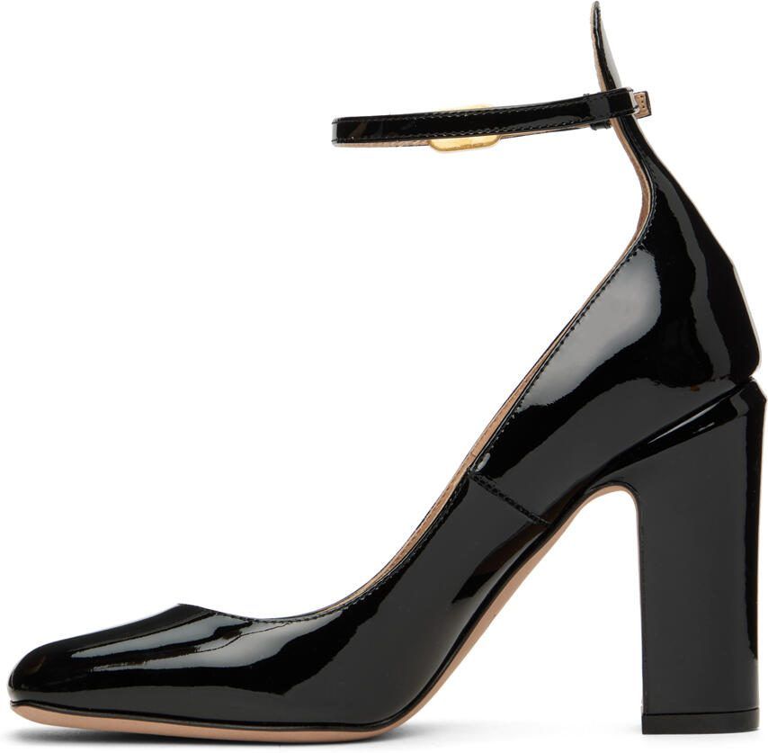 Valentino Garavani Black Tan-Go Heels - Picture 2