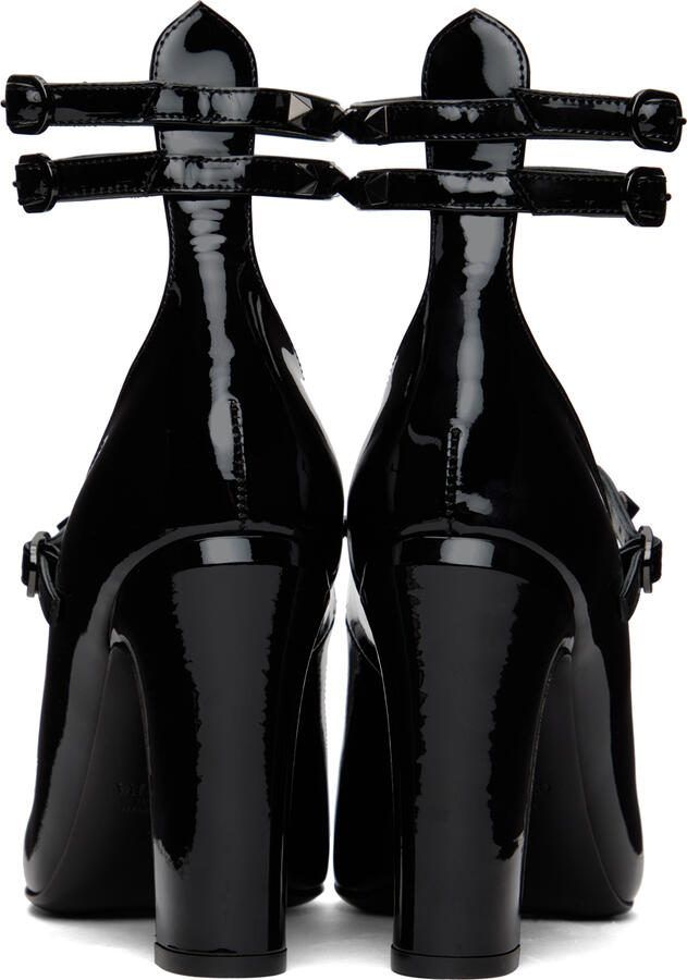 Valentino Garavani Black Tan-Go Pumps - Picture 3