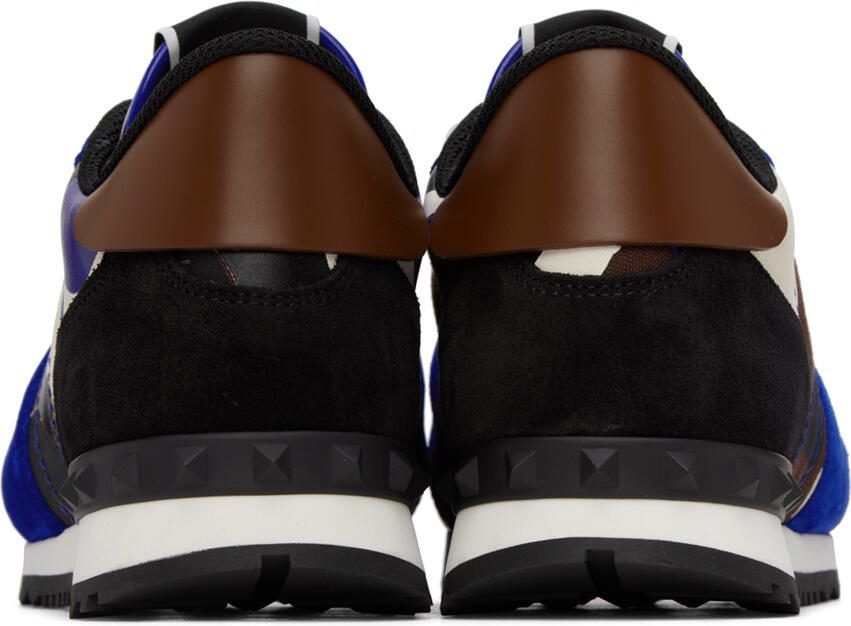 Valentino Garavani Blue  Black Rockrunner Sneakers