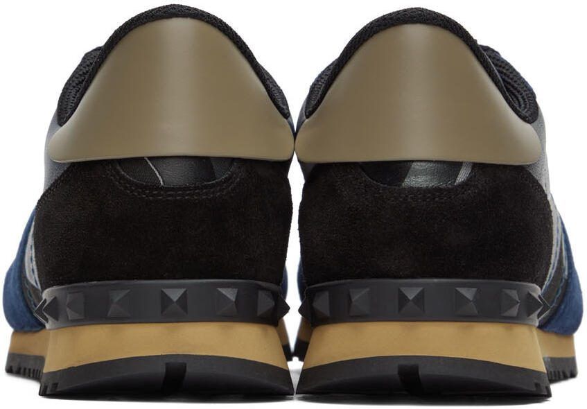 Valentino Garavani Blue  Gray Rockrunner Sneakers