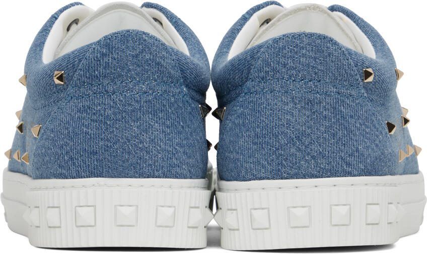 Valentino Garavani Blue Studded Sneakers
