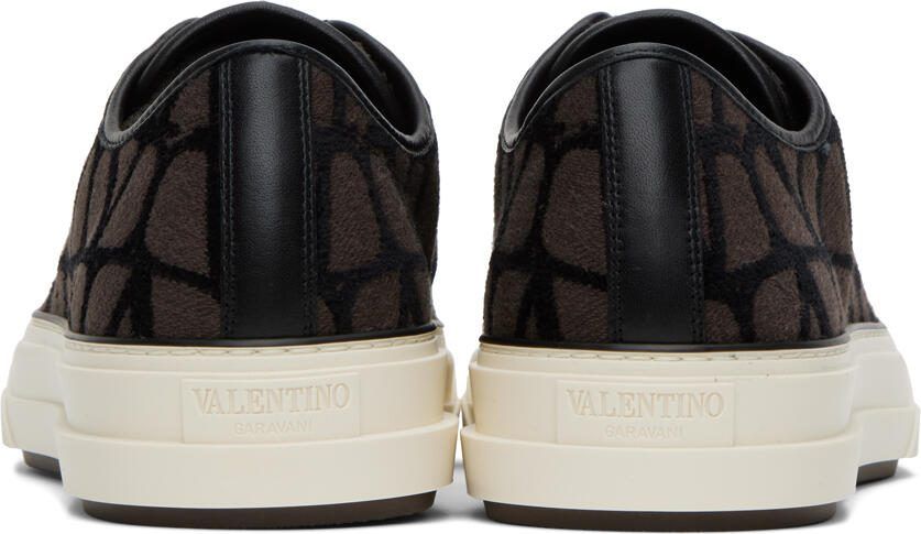 Valentino Garavani Brown  Black Totaloop Sneakers