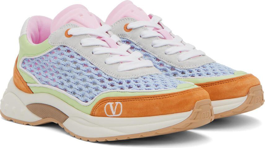Valentino Garavani Multicolor Paneled Sneakers - Picture 2