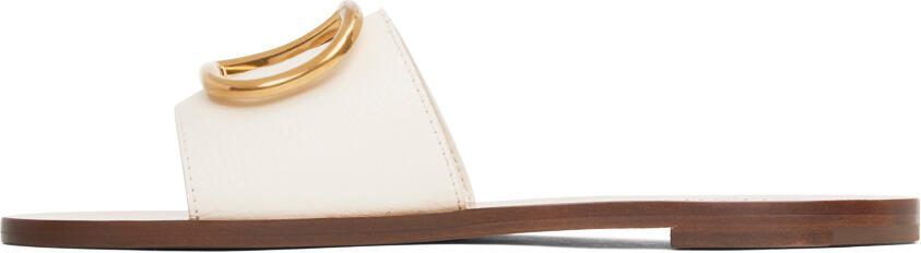 Valentino Garavani Off-White VLogo Sandals - Picture 4