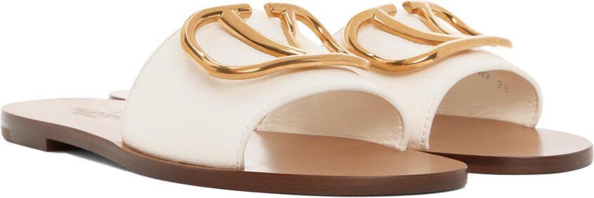 Valentino Garavani Off-White VLogo Sandals - Picture 3