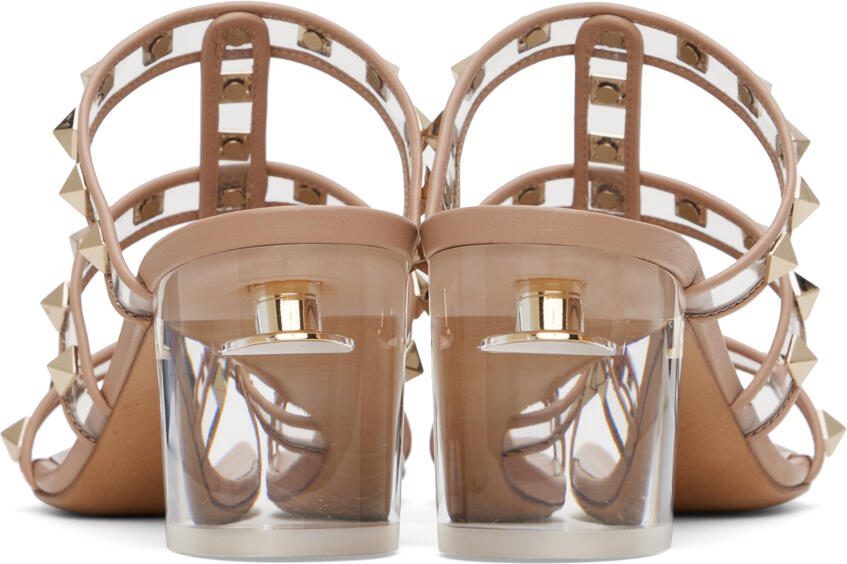 Valentino Garavani Pink Rockstud Sandals