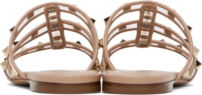 Valentino Garavani Pink Rockstud Slides