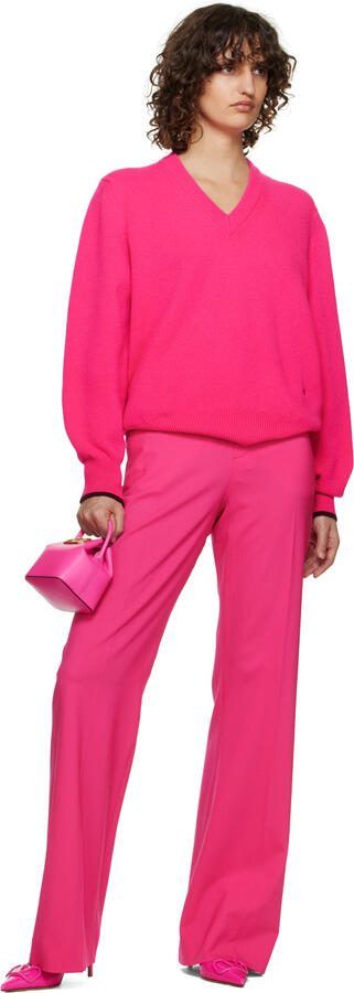 Valentino Garavani Pink VLogo Heels - Picture 4