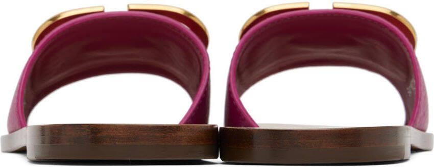 Valentino Garavani Pink Vlogo Slides