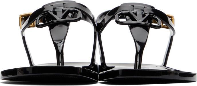 Valentino Garavani Rubber VLogo Flat Sandals - Picture 2