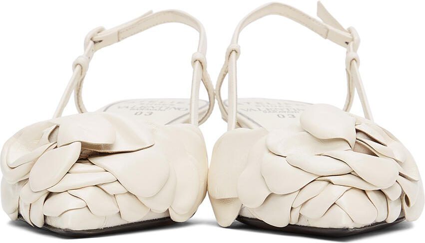 Valentino Garavani White 03 Rose Edition Atelier Petal Heels - Picture 2