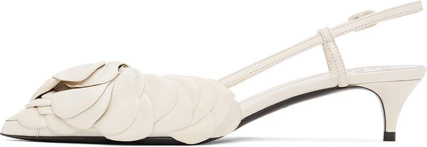 Valentino Garavani White 03 Rose Edition Atelier Petal Heels - Picture 4