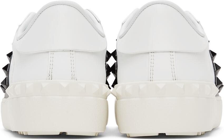 Valentino Garavani White  Black '11' Rockstud Untitled Sneakers - Picture 2