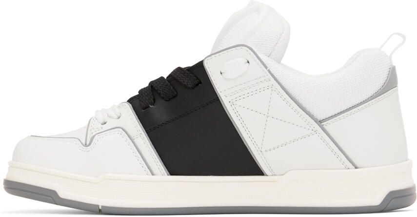 Valentino Garavani White  Black Open Skate Sneakers - Picture 3