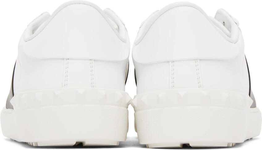 Valentino Garavani White  Black Open Sneakers
