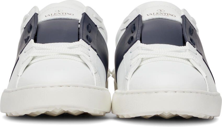 Valentino Garavani White  Black Open Sneakers - Picture 3